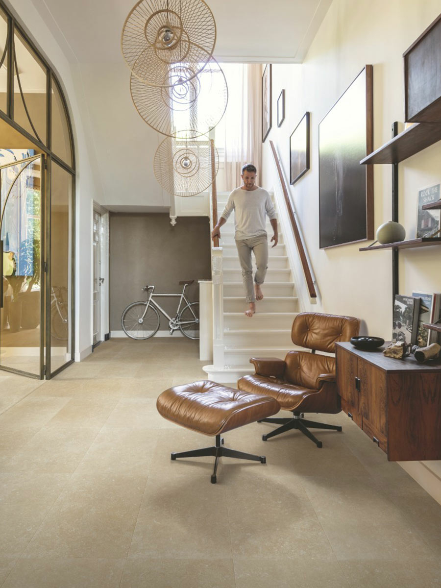 QuickStep Muse, Limestone Laminate Flooring, 8mm Image
