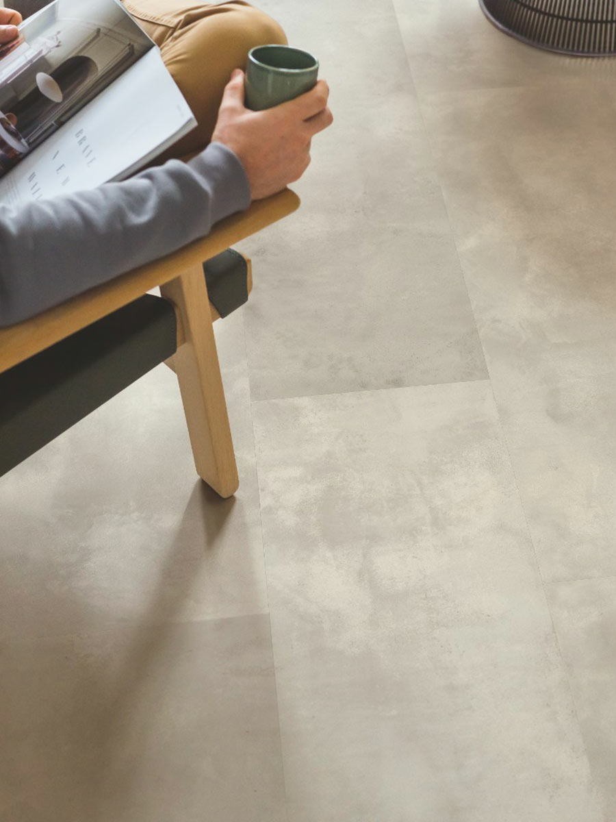 QuickStep Muse, Stained Concrete Laminate Flooring, 8mm Image