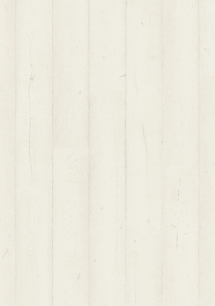 QuickStep Capture Painted Oak White Laminate Flooring, 9mm Image