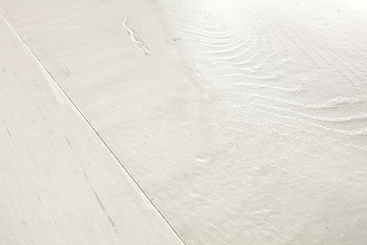 QuickStep Capture Painted Oak White Laminate Flooring, 9mm Image