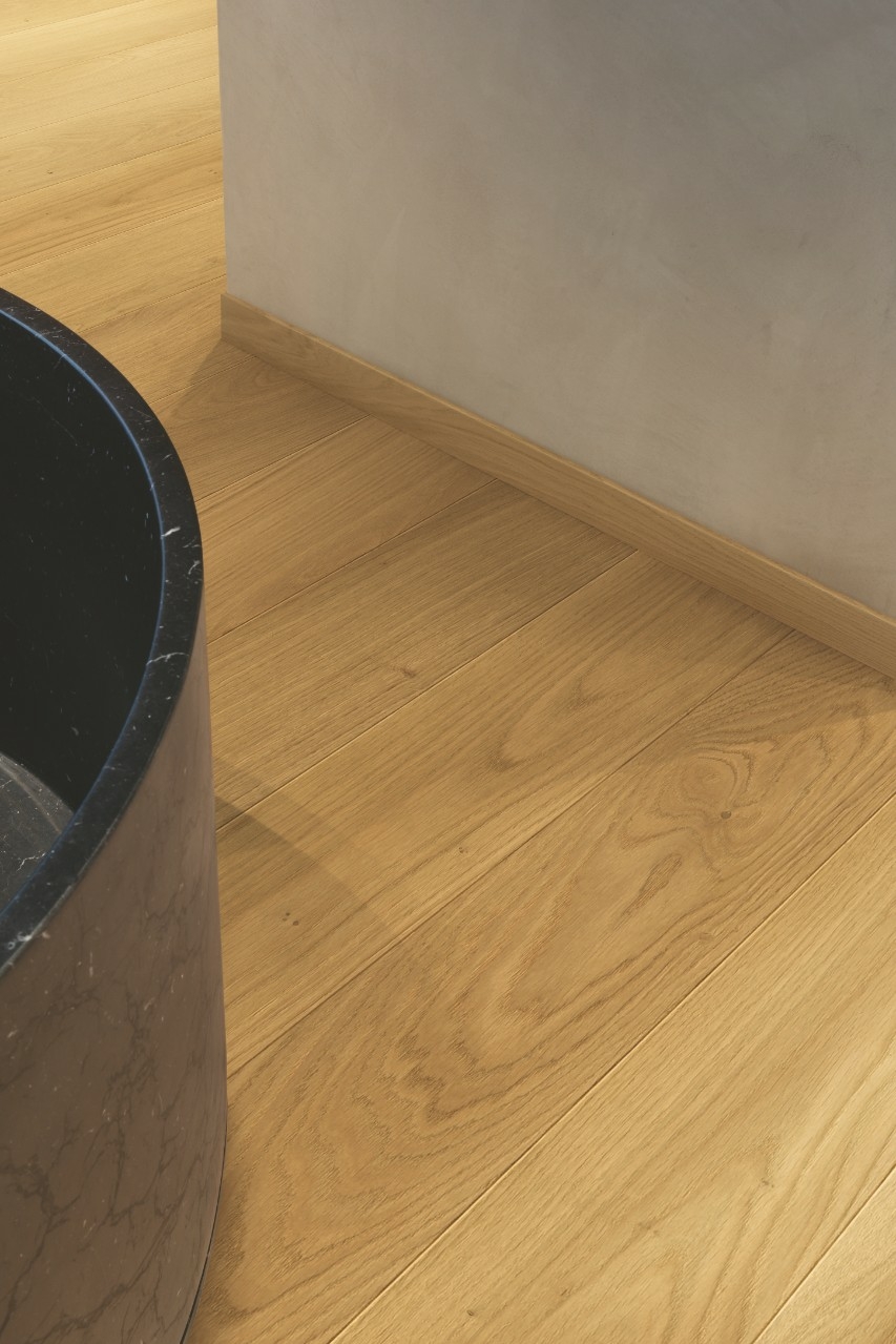 Quickstep Amato Leather Oak Engineered Flooring, Brushed & Extra Matt Lacquered, 145x13x1820mm Image