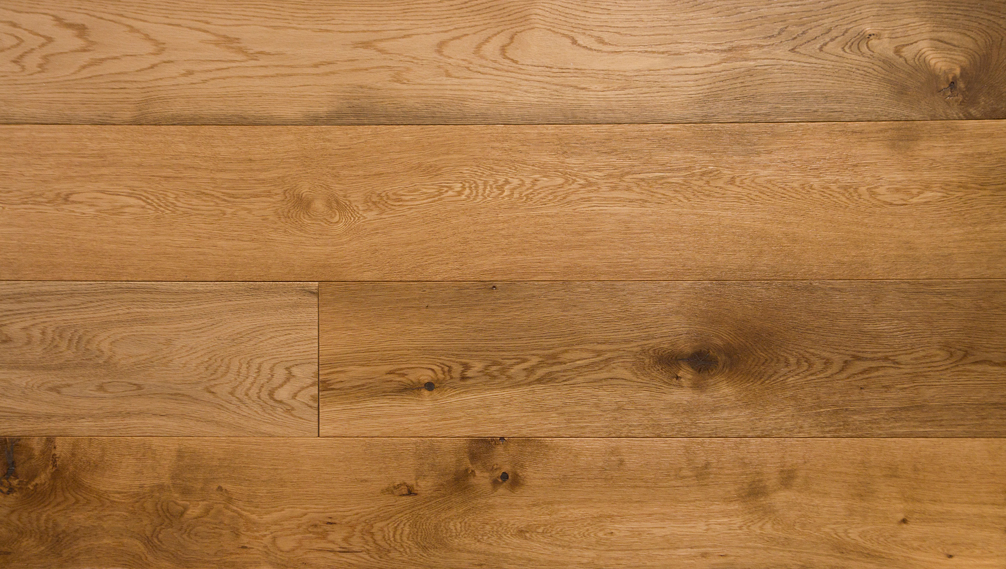 Xylo European Oak Engineered Flooring, Smoked, Brushed, Oiled, 190x4x20mm Image