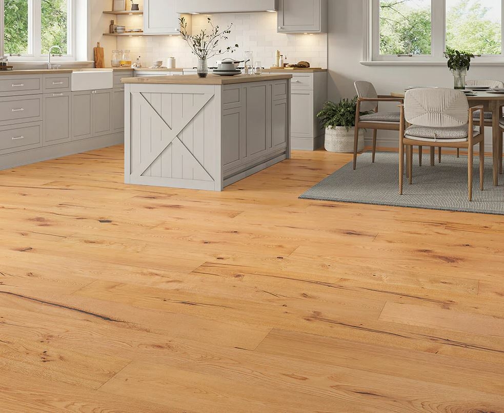 Rimrosa Engineered Oak Flooring, Distressed, UV Lacquered, 220x15x2200mm Image