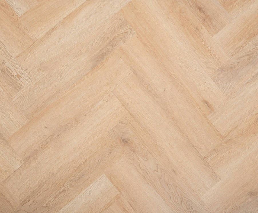 Solira Oak SPC Vinyl Flooring, Herringbone, 128x5x615mm Image