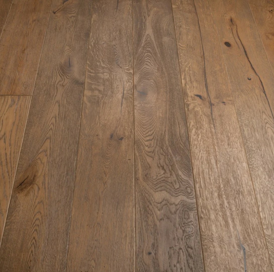 Tradition Antique Golden Bronx Engineered Oak Flooring, Distressed, Brushed & Oiled, 190x14x1900mm Image