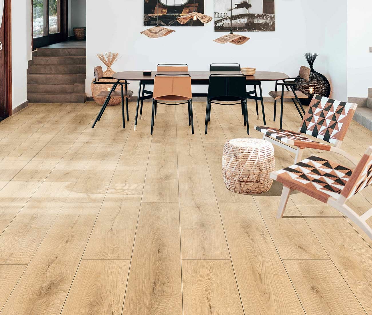 Tradition BML Invisible Oak Laminate Flooring, 198x12x1218mm Image