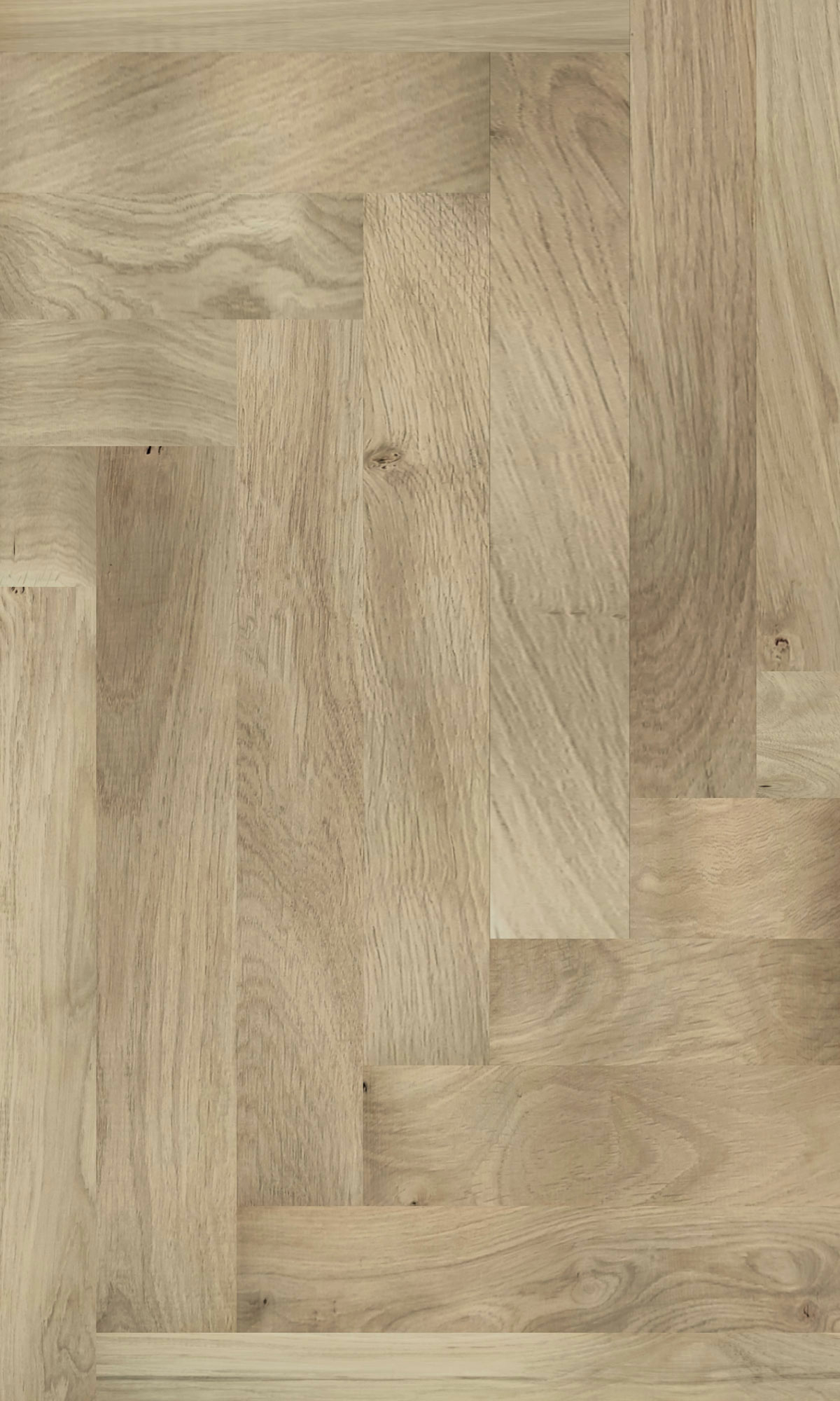 Tradition Classics Solid Oak Parquet Flooring Blocks, Unfinished, Rustic, 70x22x500mm Image
