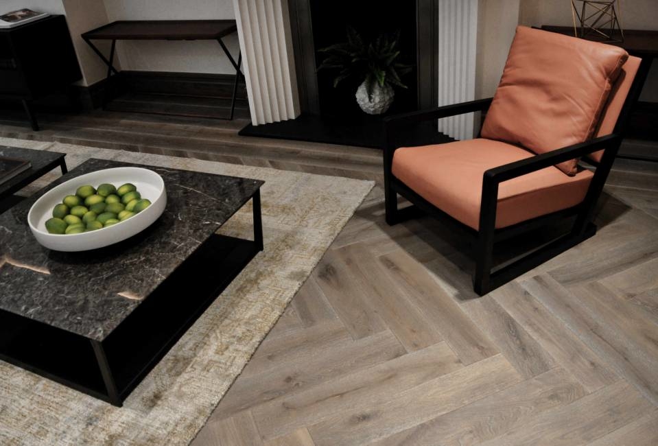 Tradition Corfu Engineered Oak Flooring, Brushed, Oiled, 180x14.5mm Image