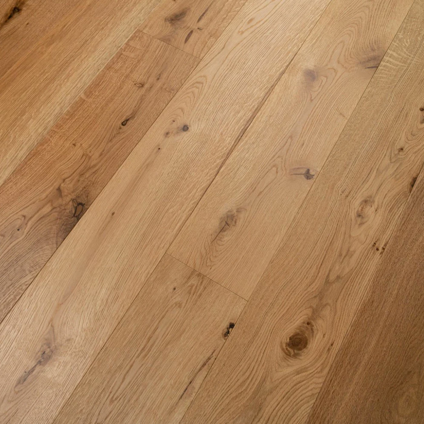 Tradition Engineered Oak Flooring, Rustic, Brushed, Oiled, 190x14x1900mm Image
