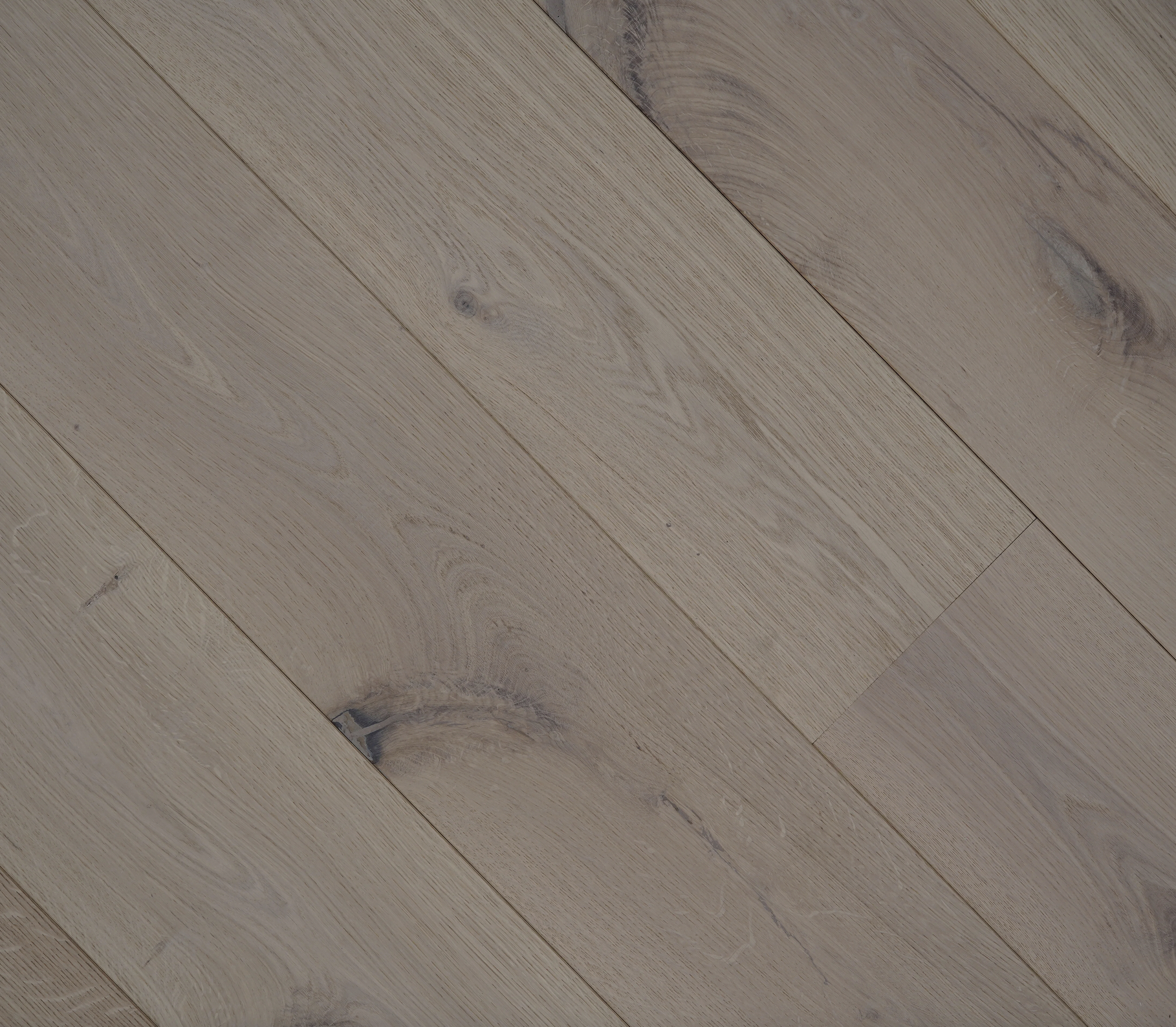 Tradition Engineered Oak Flooring, Rustic, Invisible Lightly Brushed, Matt Lacquered, 220mm x 14mm x 2200 mm Image