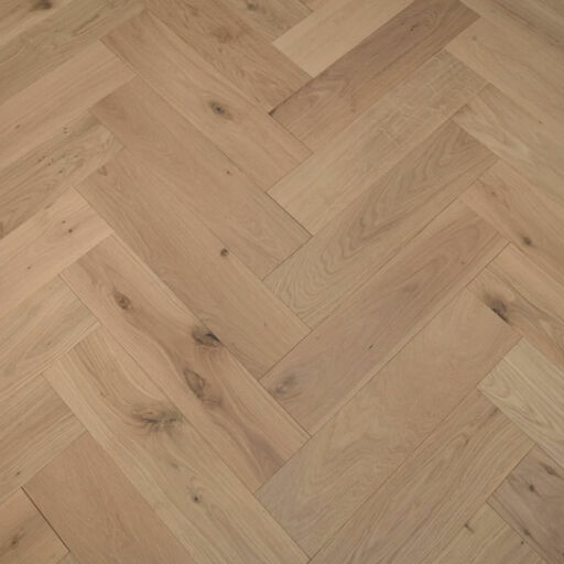 Tradition Engineered Oak Parquet Flooring, Herringbone, Natural, Invisible Finish, 150x14x600mm Image