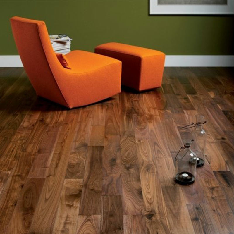 Tradition Engineered Walnut Flooring, Rustic, Lacquered, 190x4x20mm Image
