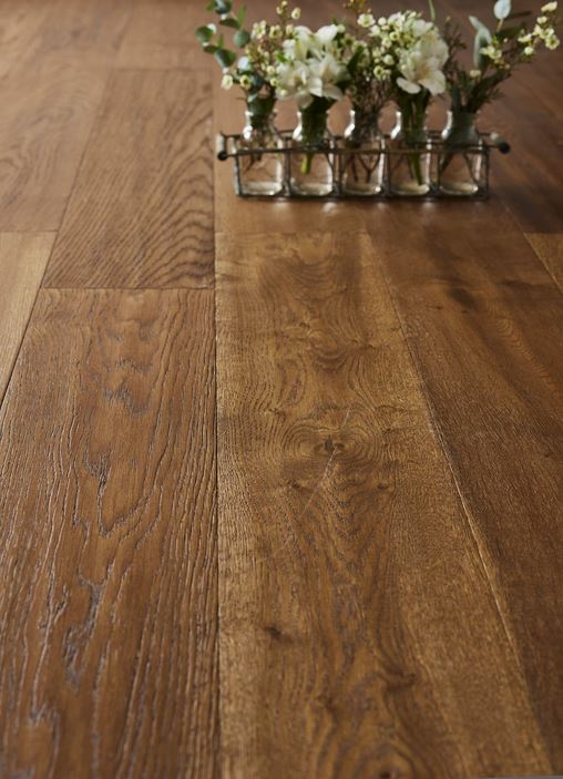 Tradition Nature Engineered Oak Elderwood, Handscraped, Cognac Stained, UV Oiled 190x14x1900mm Image