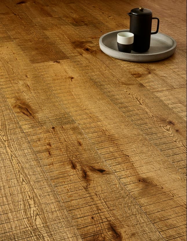 Tradition Nature Engineered Oak Grainmark, Black Grain, UV Oiled 190x14x1900mm Image
