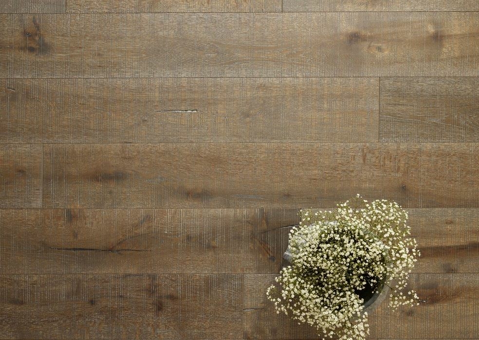 Tradition Nature Engineered Oak Grainmark, Smoked Grey, UV Oiled 190x14x1900mm Image