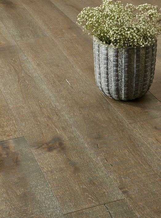 Tradition Nature Engineered Oak Grainmark, Smoked Grey, UV Oiled 190x14x1900mm Image