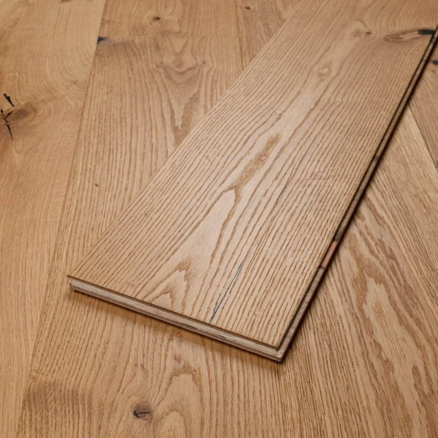 Tradition Oak Engineered Flooring, Classic, Brushed, Oiled, 190x14x1900mm Image