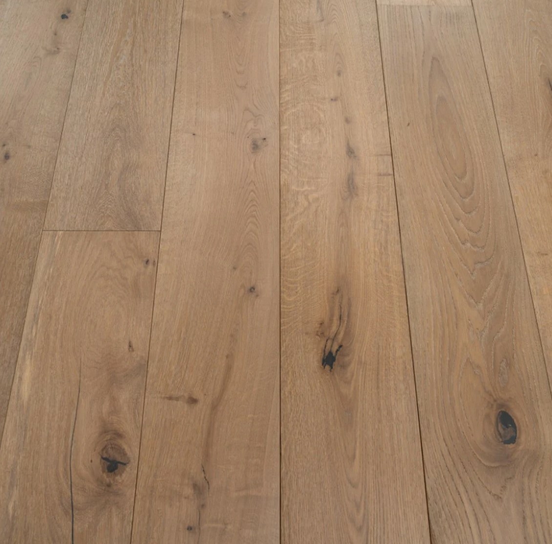 Tradition Oak Engineered Flooring, Rustic, Brushed, Natural Oiled, 220x20x2200mm Image