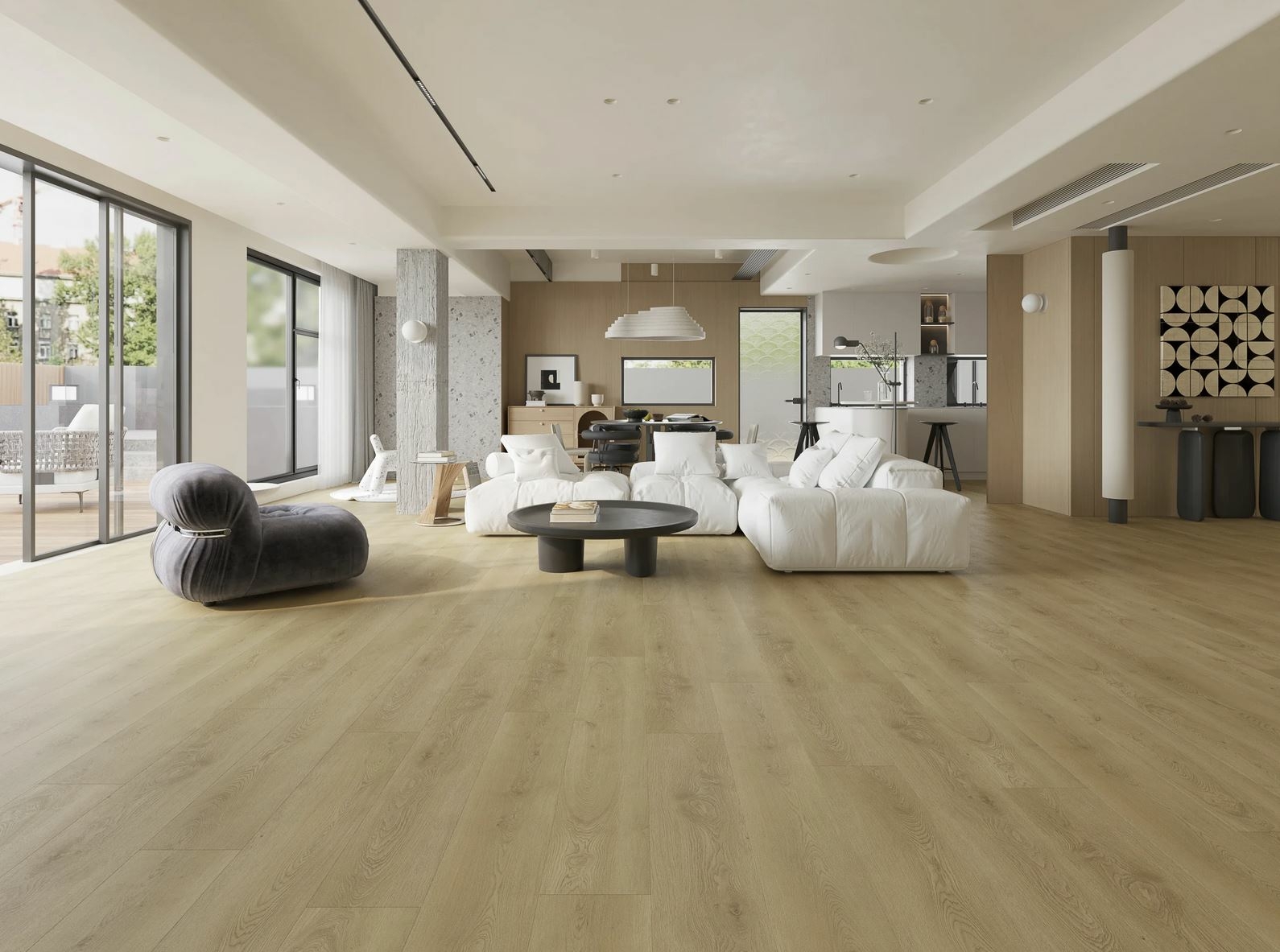 Tradition SPC Hamina Panel Vinyl Flooring, Super Matt Plank 228x6.5x1200mm Image