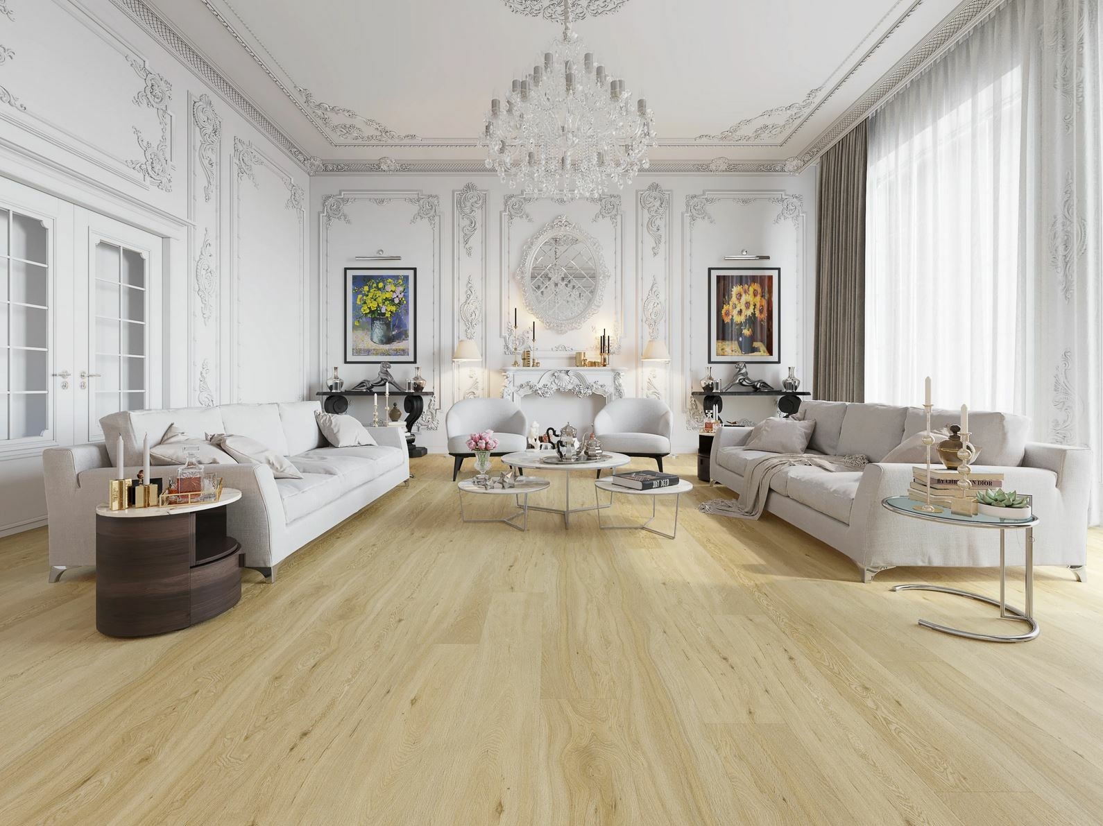 Tradition SPC Virolahti Panel Vinyl Flooring, Super Matt Plank 228x6.5x1800mm Image