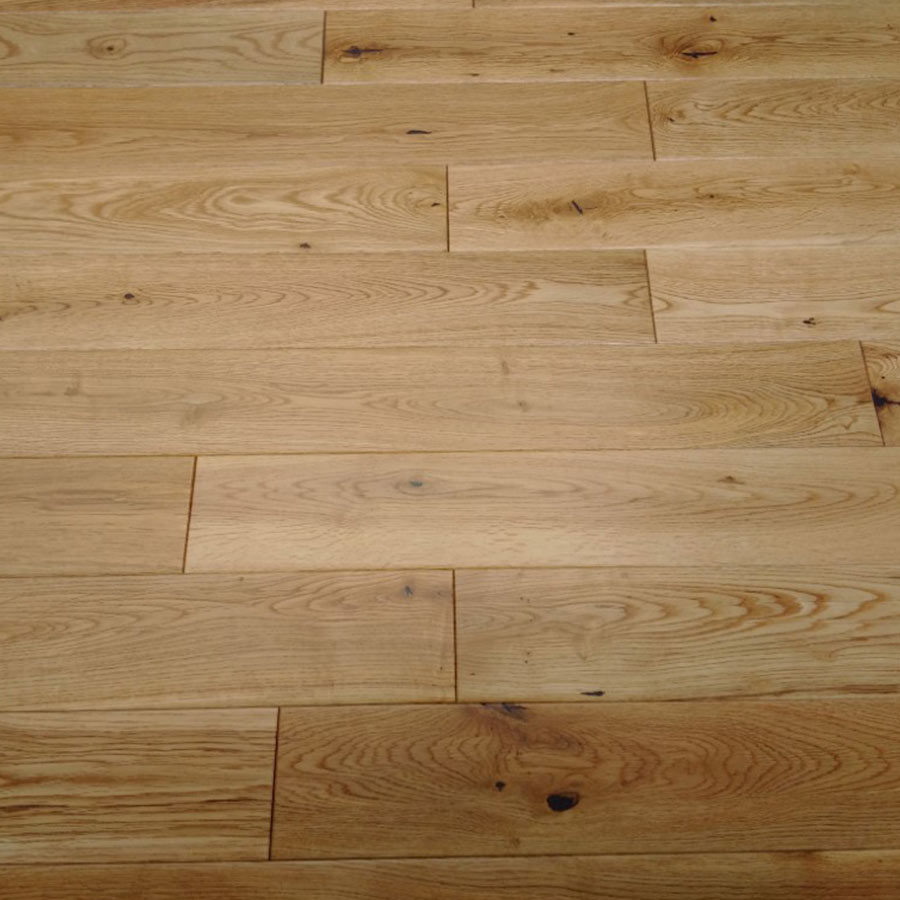 Tradition Solid Oak Flooring, Rustic, Lacquered, RLx90x18mm Image