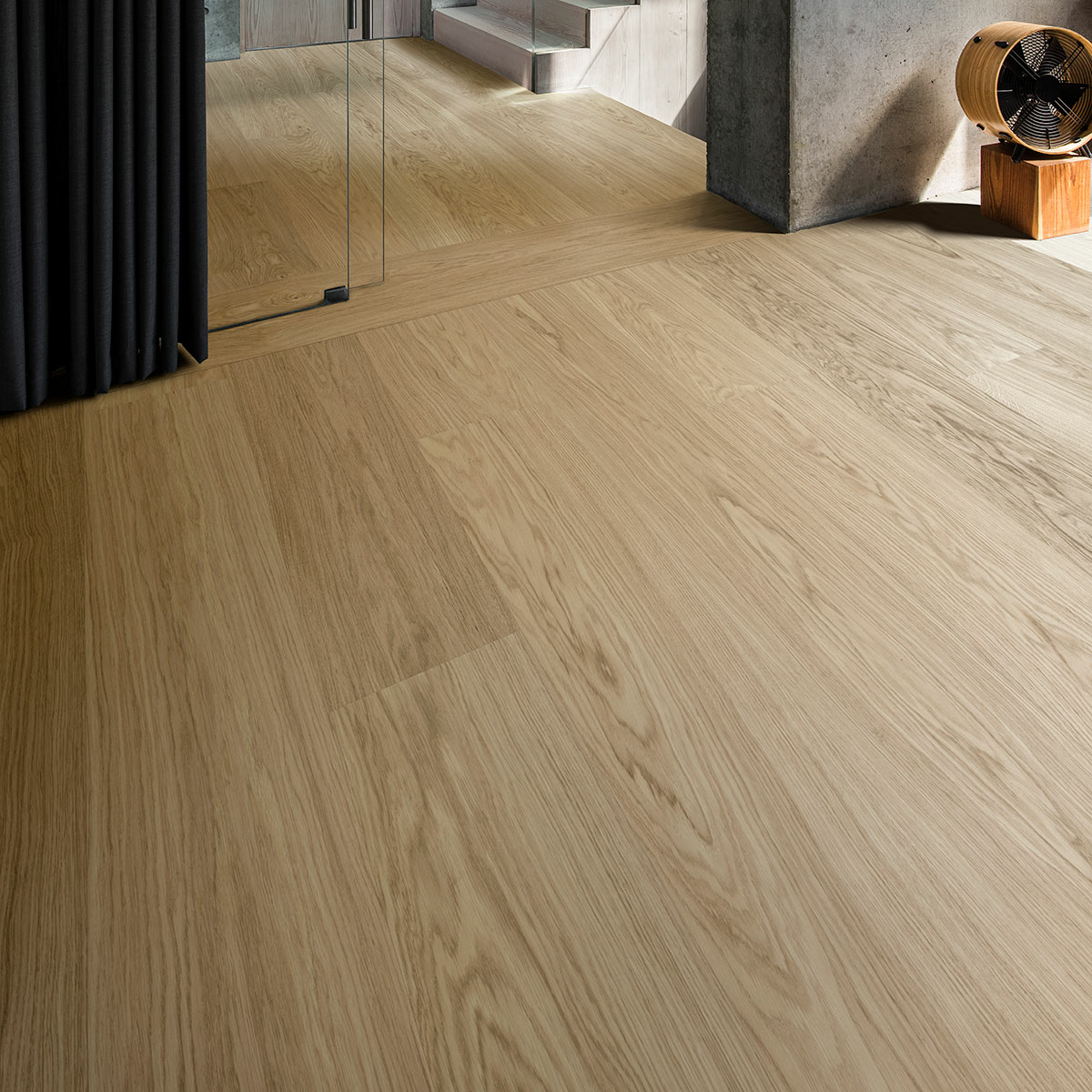 V4 Bjelin, Natural Oak Engineered Flooring, Natural, Brushed & UV Lacquered, 206x11.3x2200mm Image