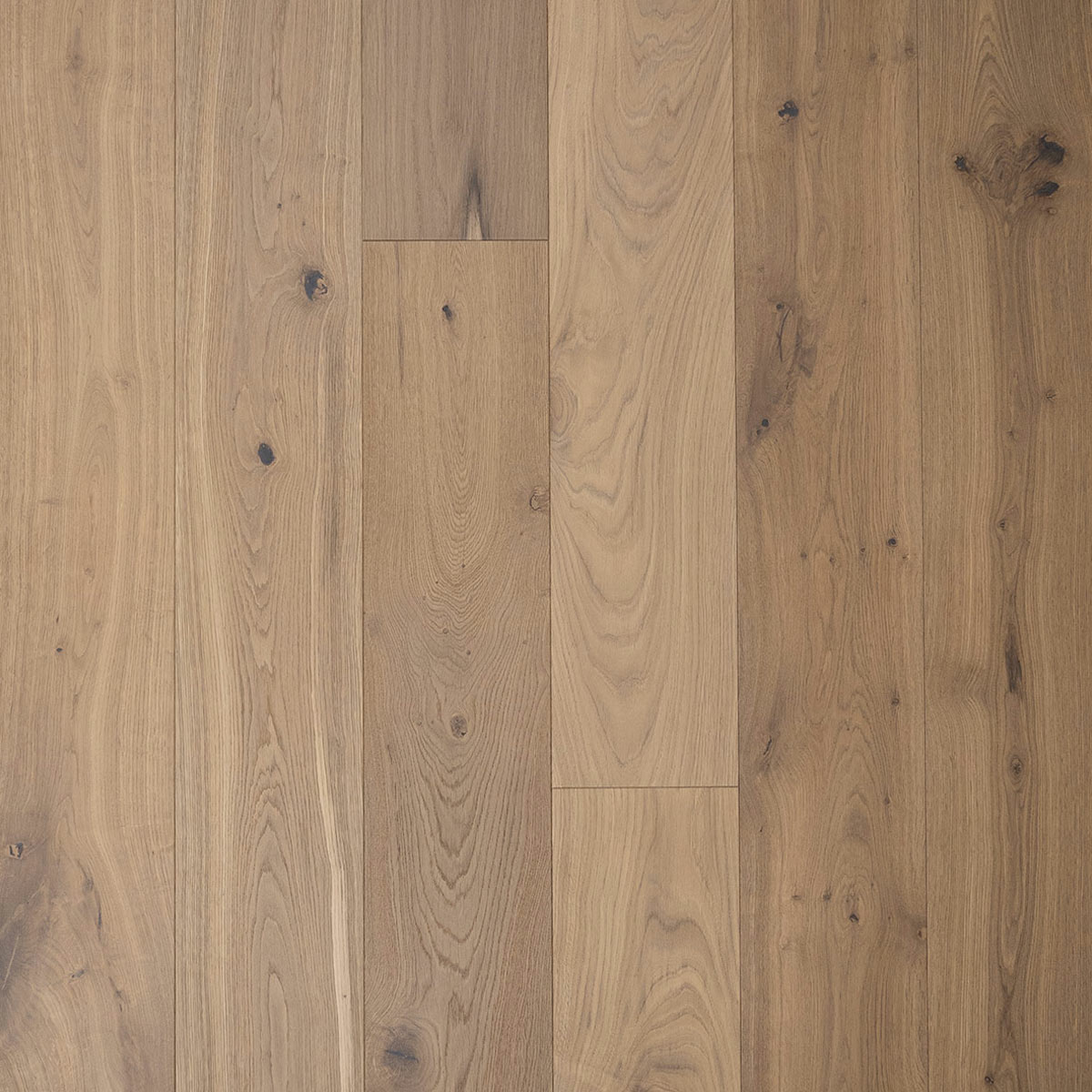 V4 Deco Plank, Smoked White Oak Engineered Flooring, Rustic, Brushed & UV Oiled, 190x14x1900mm Image