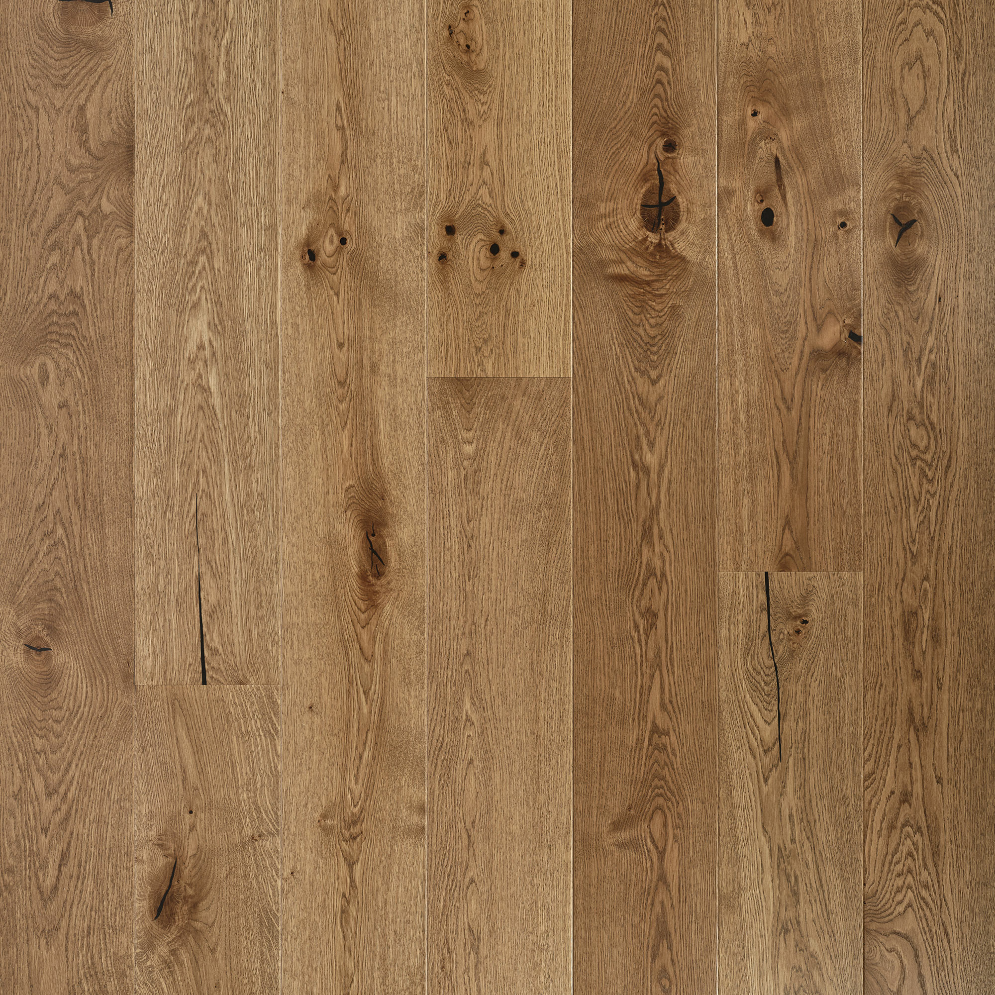 V4 Driftwood, Embered Oak Engineered Flooring, Rustic, Stained, Brushed & Matt Lacquered, 207x14x2200mm Image