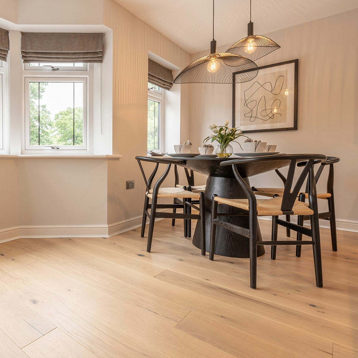 V4 Driftwood, Jetsam Oak Engineered Flooring, Rustic, Stained, Brushed & Matt Lacquered, 180x14x2200mm Image