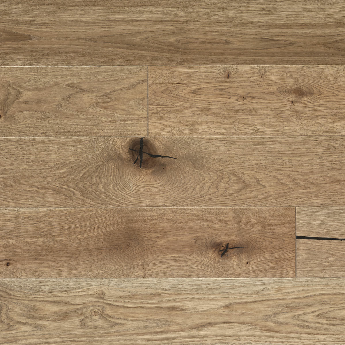 V4 Driftwood, Pebble Grey Engineered Oak Flooring, Rustic, Stained, Brushed & Matt Lacquered, 155x14x2200mm Image