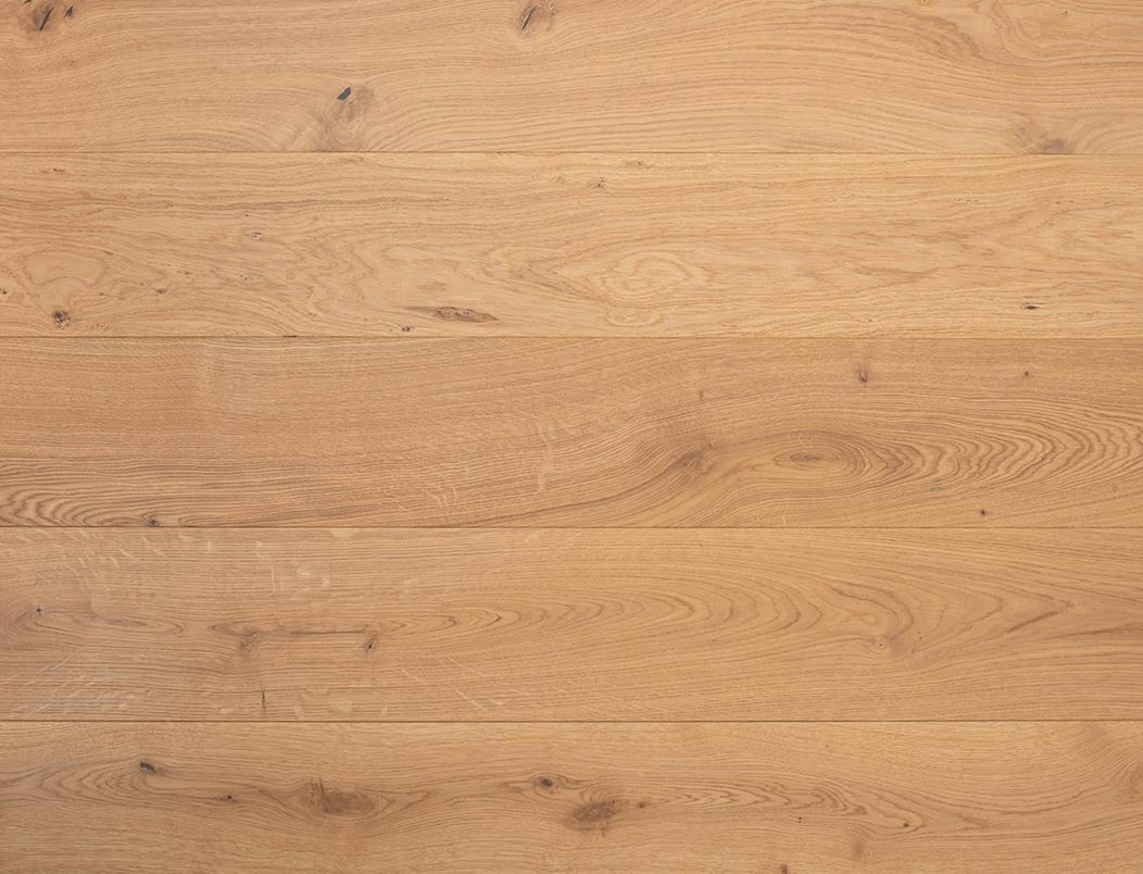 Vaelwyn Engineered Oak Flooring, Natural, Brushed, Rustic, UV Oiled, 180x14x1900mm Image