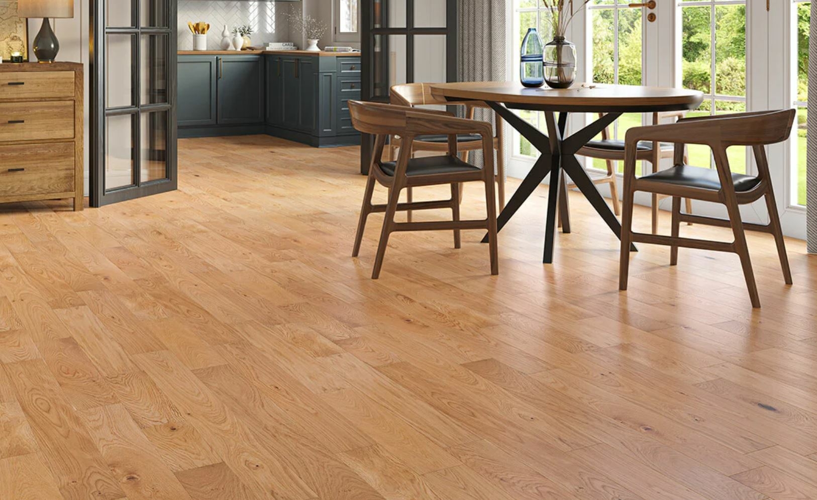 Wexbury Engineered Oak Flooring, Rustic, UV Lacquered, 125x10xRLmm Image