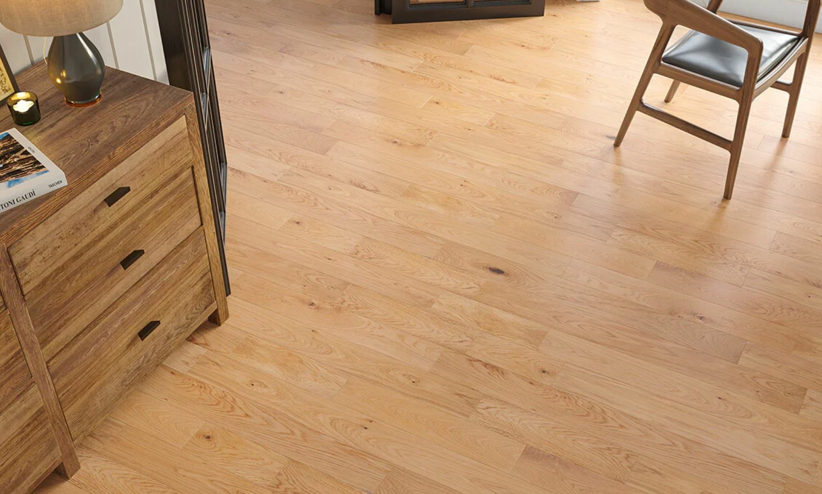 Wexbury Engineered Oak Flooring, Rustic, UV Lacquered, 125x10xRLmm Image