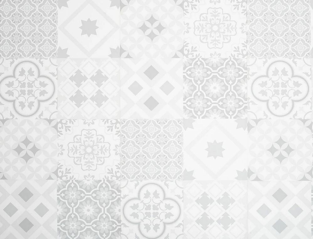 Wintermere Victorian Tile Laminate Flooring, 405x8x805mm Image