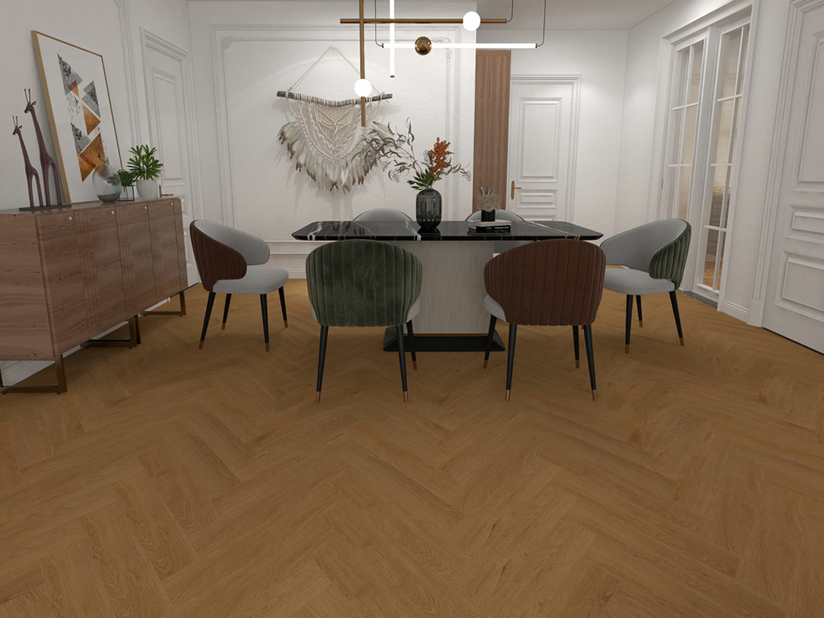 Xylo Grayhawk, Herringbone, SPC, Vinyl Flooring, 110x6x620mm Image