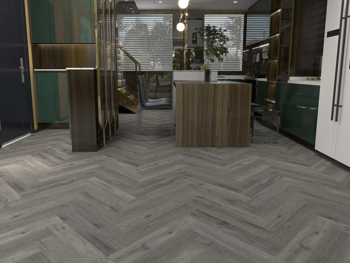 Xylo Ocean Dunes, Herringbone, SPC, Vinyl Flooring, 110x6x620mm Image