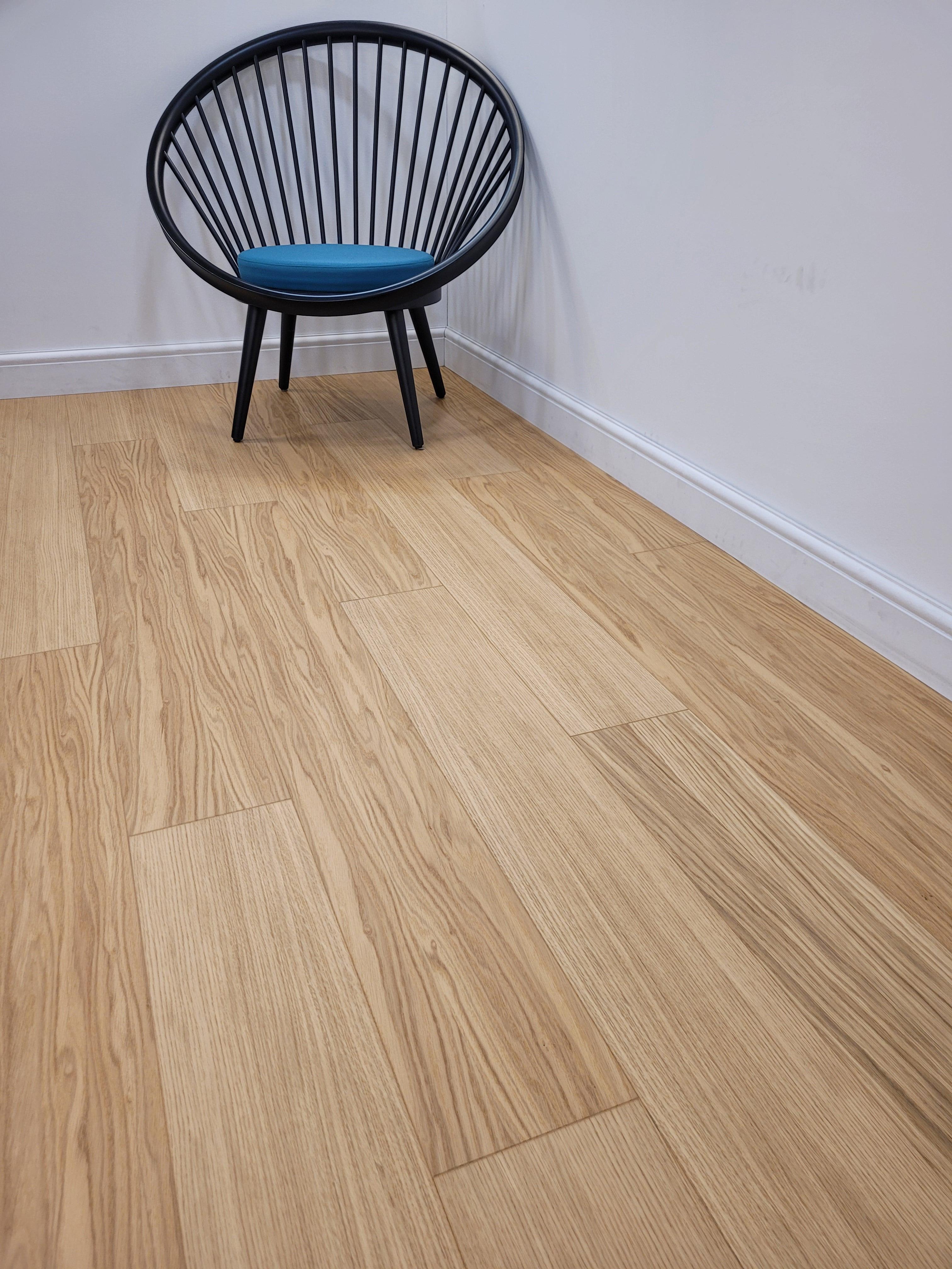 V4 Wood Flooring Natural Veneered Plank, 190mm x 10.4mm x 1,500mm Image