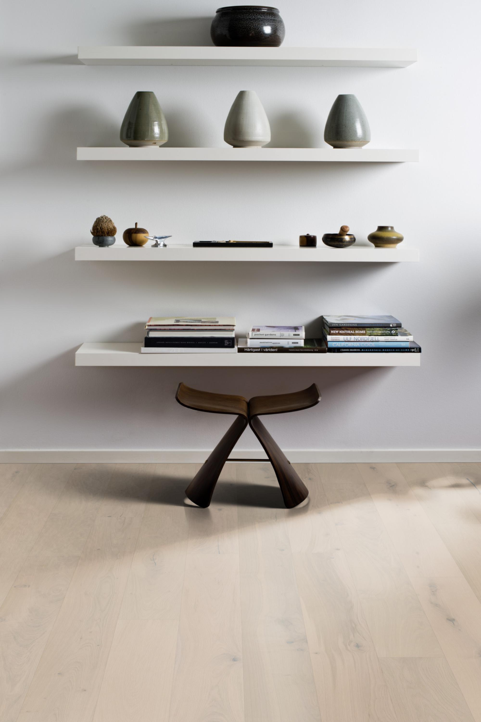 Kahrs Beyond Retro Oak Loft White Plank Engineered Flooring, Brushed & Ultra Matt Lacquered, 187x15x2266mm Image