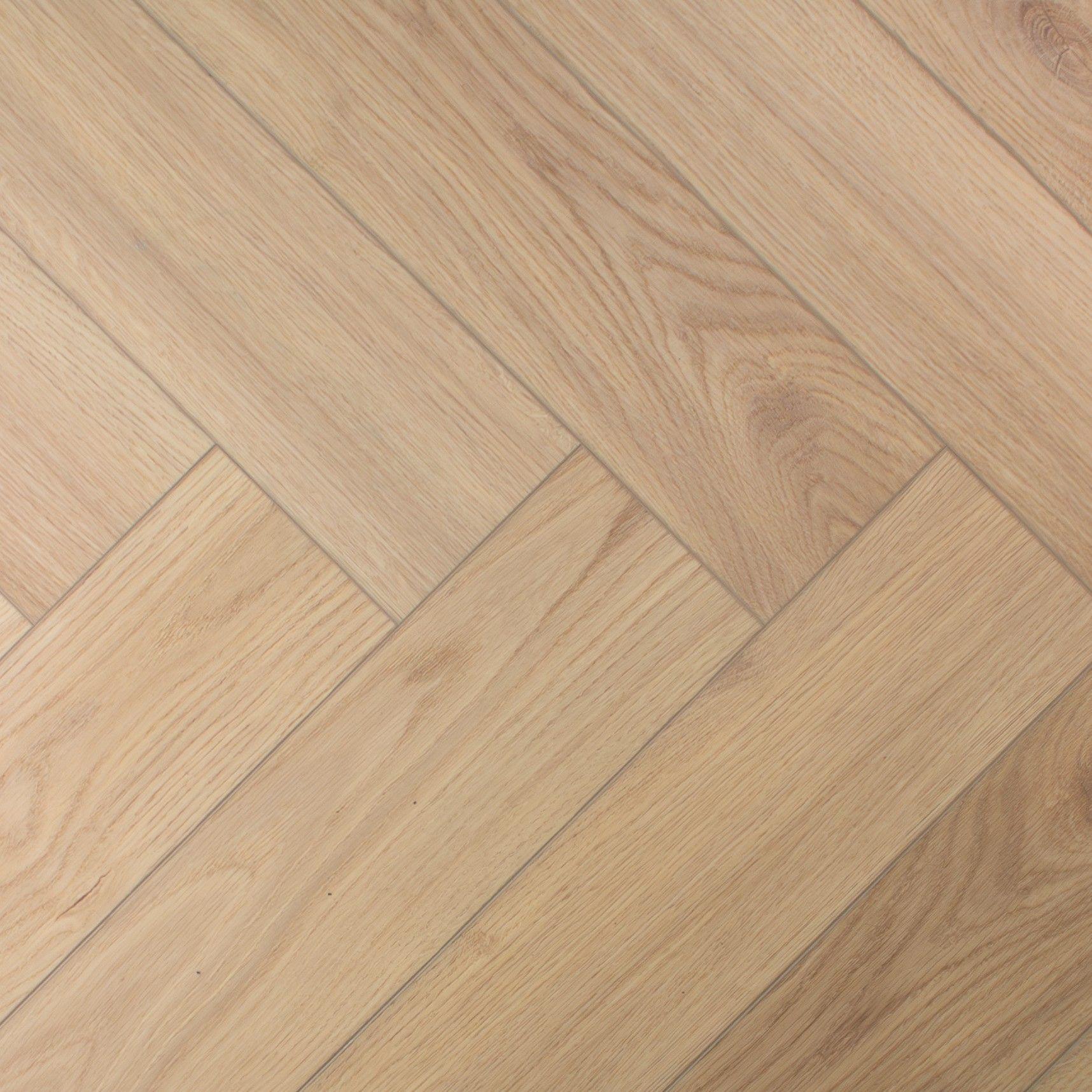 Evergreen Aqua Deluxe Golden Dune SPC Vinyl Flooring, Herringbone, 122x5x610mm Image
