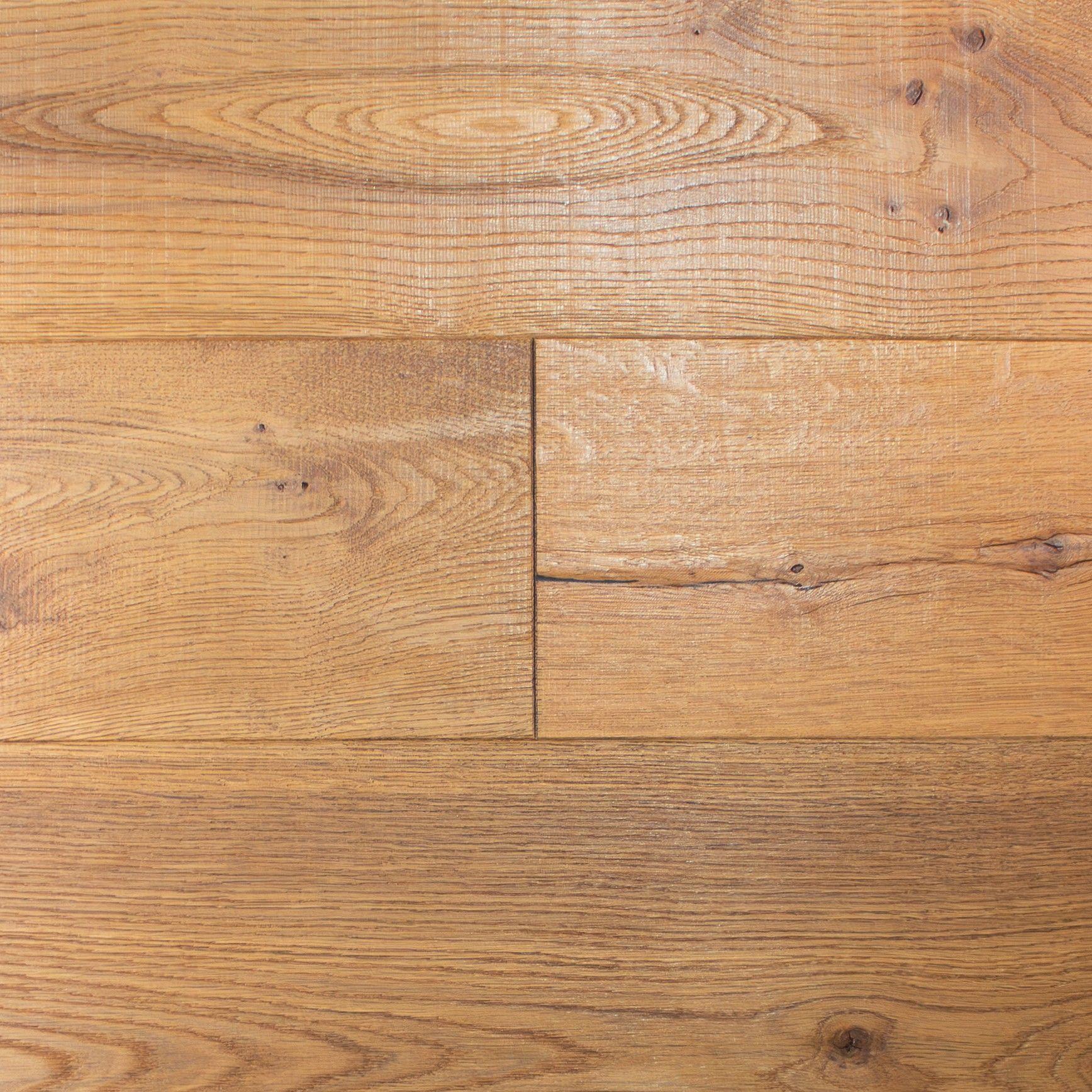 Evergreen Hand Distressed Collection Tavern Oak Engineered Flooring, Smoked, Heavy Brushed, Hardwax Oiled, 200x20x2200mm Image