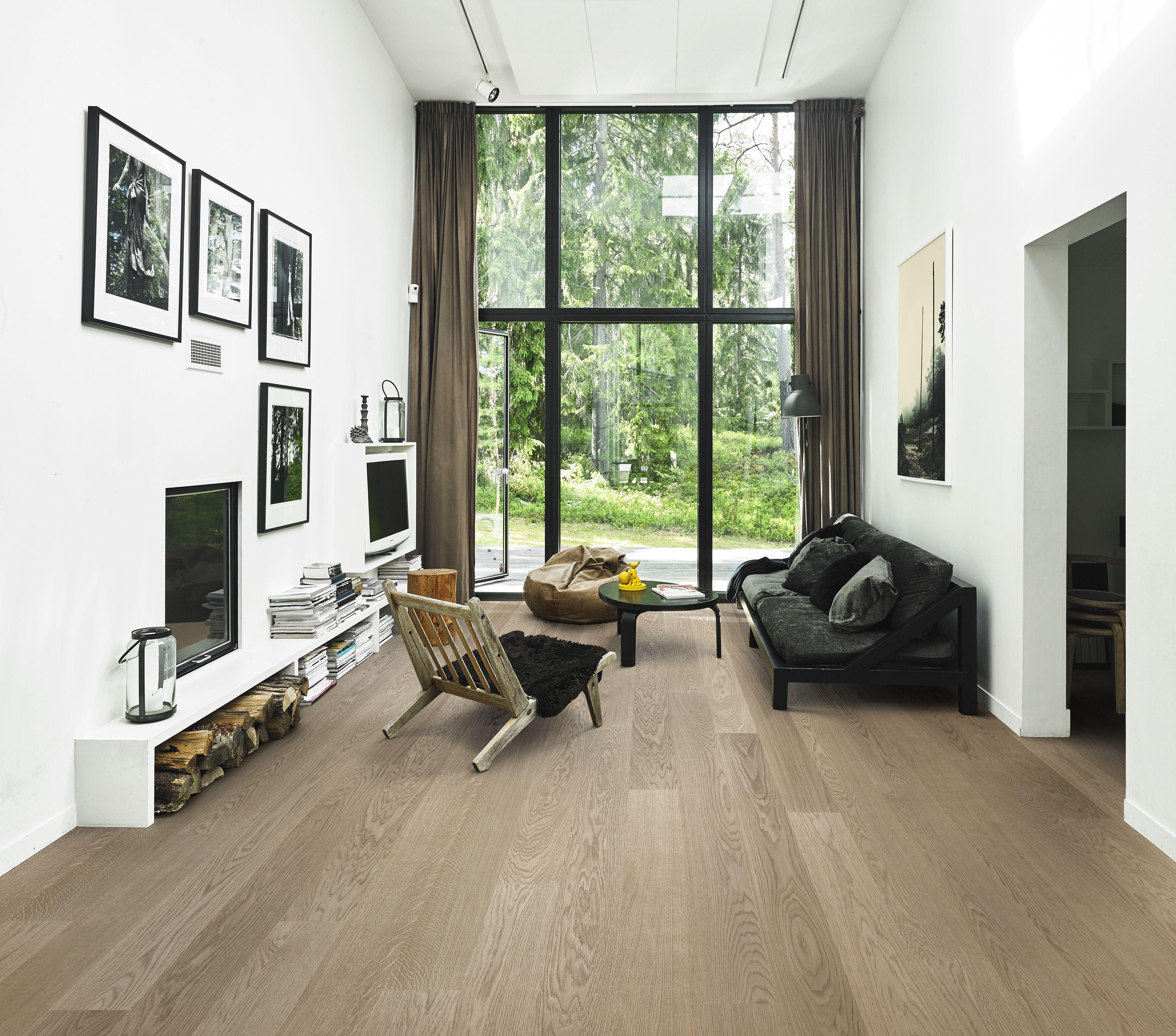 Kahrs Capital Oak Prague Engineered Flooring, Brushed & Ultra Matt Lacquered, 187x15x2420mm Image