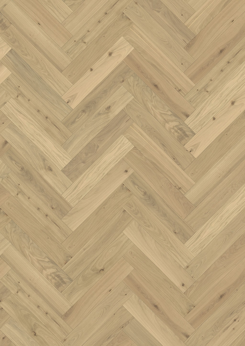 Kahrs Large Herringbone Oak Herringbone Cc Dim White Engineered Flooring, Brushed & Oiled, 120x11x600mm Image