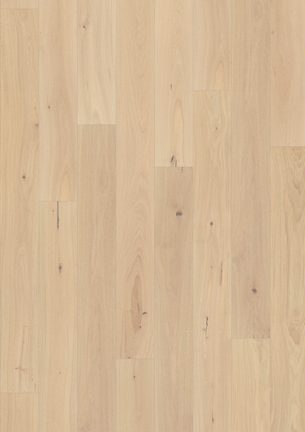 Kahrs Piazza Oak Piazza Cd Crème White Engineered Flooring, Brushed & Oiled, 180x11x1800mm Image