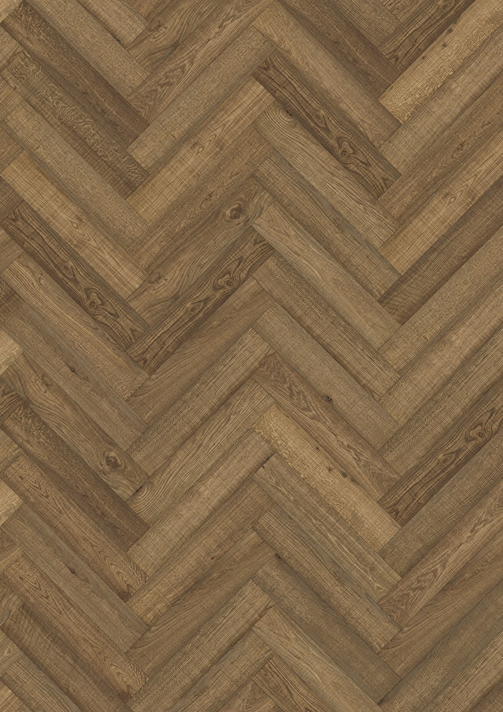 Kahrs Large Herringbone Oak Herringbone Cd Vintage Smoked Engineered Flooring, Brushed & Oiled, 120x11x600mm Image